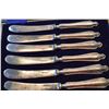 Image 2 : antique sterling knife set blades & handles 154 grams