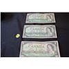 Image 1 : 3x Canada $2 banknotes