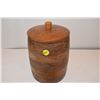 Image 1 : old walnut canister