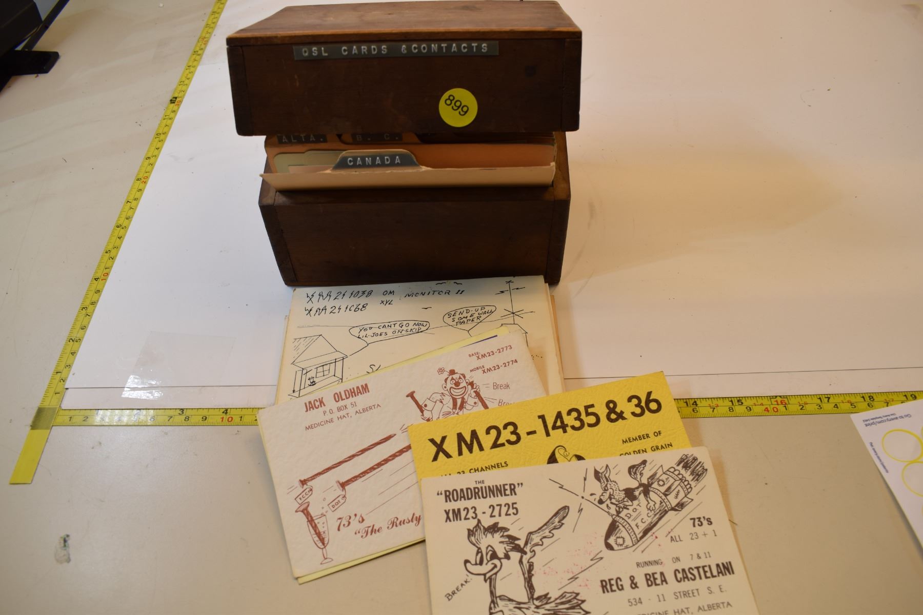 box of shortwave OSL cards -100's of cards - Schmalz Auctions