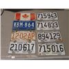 Image 1 : Lot of 8 license plates - 7 british columbia
