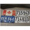 Image 2 : Lot of 8 license plates - 7 british columbia