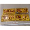 Image 1 : Lot of 4 manitoba license plates
