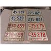 Image 1 : 4 pair of Sk license plates