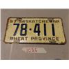 Image 1 : 1957 Sk license plates 78-411