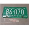 Image 1 : 1965 Sk diamond jubliee license plates 86-070