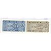 Image 2 : Lot of 2 notes from the Bank of South Korea. 1962 10 Jeon & 50 Jeon. Uncirculated.