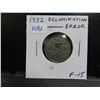 Image 1 : 1922 Canadian Delamination Error Nickel 5 Cents. The first year the 5 Cents was produced in Nickel. 