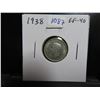Image 1 : 1938 Canadian Silver 10 Cents. King George VI. EF-40.