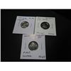 Image 1 : Lot of 3 canadian 10 cents ( 2007 straight 7 , 1921-2021 bluenose  and 2023 king charles III)