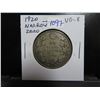 Image 1 : 1920 Canadian Silver 50 Cents. Narrow Zero variety. VG-8