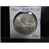 Image 1 : 1960 Canadian Silver Dollar. MS-63.