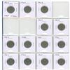 Image 1 : Lot of 13 Canadian King George V Nickel 5 Cents 1922 – 1936. Missing only 1925, 1926 Near 6