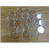 Image 1 : 25 hard plastic holders for Canadian coins, mostly Silver Dollar. Used.