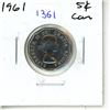 Image 1 : 1961 Canadian Five Cent.