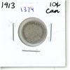 Image 1 : 1913 silver Canadian Ten Cent.