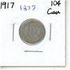 Image 1 : 1917 silver Canadian Ten Cent.