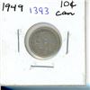Image 1 : 1949 silver Canadian Ten Cent.