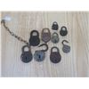 Image 1 : 9 vintage locks no keys