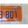 Image 3 : 1963 sask farm license plate