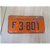 Image 4 : 1963 sask farm license plate