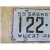 Image 2 : 1959 sask license plate