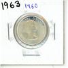 Image 1 : 1963 silver Canadian Twenty-Five Cent.
