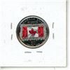 Image 2 : 2015 Canadian Twenty-Five Cent - Fiftieth Anniversary Flag - Colored.