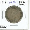 Image 1 : 1919 silver Canadian Fifty Cents.