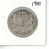 Image 2 : 1941 silver Canadian Fifty Cents.