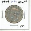 Image 1 : 1949 silver Canadian Fifty Cents.