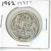 Image 1 : 1952 silver Canadian Fifty Cents.