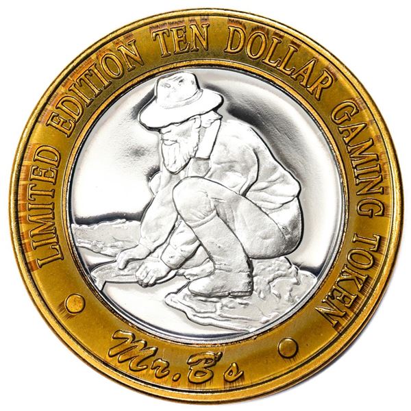 .999 Silver Mr. B's Casino Mill City, Nevada $10 Casino Limited Edition Gaming Token