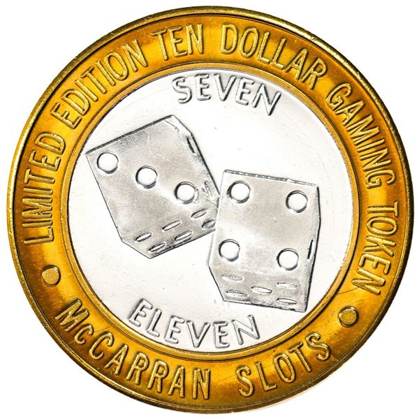 .999 Silver McCarran International Airport Las Vegas, NV $10 Limited Gaming Token