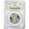 Image 1 : 1942 Walking Liberty Half Dollar Coin PCGS MS64 Old Green Holder