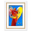 Image 1 : Peter Max "Angel with Heart" Original Mixed Media on Paper