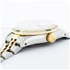 Image 8 : Rolex Ladies Two Tone Green Vignette Emerald and Diamond Datejust Wristwatch