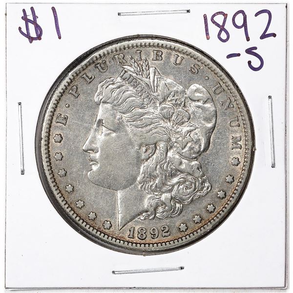 1892-S $1 Morgan Silver Dollar Coin