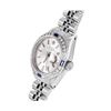 Image 3 : Rolex Ladies Stainless Steel Sapphire and Diamond Date WristWatch With Rolex Box