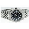 Image 3 : Rolex Mens Stainless Steel Diamond Datejust Wristwatch