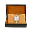 Image 9 : Rolex Mens Two Tone White Roman Datejust Wristwatch With Rolex Box