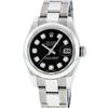 Image 2 : Rolex Ladies Stainless Steel Diamond Datejust Wristwatch