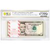 Image 1 : Pack 2017A $5 Federal Reserve STAR Notes Atlanta Fr.1998-F* PCGS Superb Gem UNC 67PPQ