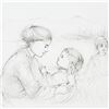 Image 2 : Edna Hibel (1917-2014) "Playful Mother and Baby" Limited Edition Lithograph on Paper