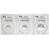 Image 1 : Lot of 2016-Mo Mexico Proof 1/20, 1/10 and 1/4 oz Silver Libertad Coins PCGS PR69DCAM