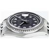 Image 7 : Rolex Mens Stainless Steel Dark Rhodium Diamond Datejust Wristwatch
