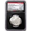 Image 1 : 1753P q Bolivia 8 Reales Silver Coin NGC Excavation Recovery AU VaultBox Unvaulted