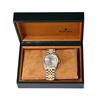 Image 9 : Rolex Mens Two Tone Diamond Datejust Wristwatch With Rolex Box