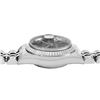 Image 6 : Rolex Ladies Stainless Steel Black Index Datejust Wristwatch