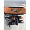 Image 1 : RIDGID JOBMAX WITH TWO ATTACHMENTS IN CARRY BAG, TESTED WORKING